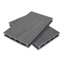 Террасная доска пустотелая ДПК  Серый