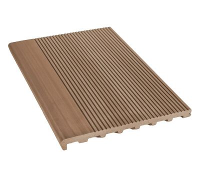 Ступень полнотелая из ДПК Optimum Орех от производителя Deckart (Россия) по цене 2 100 р Ступень полнотелая из ДПК Optimum Орех от производителя Deckart (Россия) по цене 2 100 р