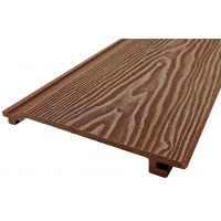 Сайдинг ДПК 3D тиснение 185x19 Коричневый