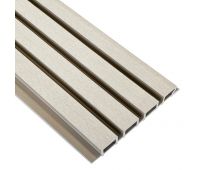 Реечная Фасадная панель Wood-X 219х26 (Шлифованная) Бежевый Реечная Фасадная панель Wood-X 219х26 (Шлифованная) Бежевый