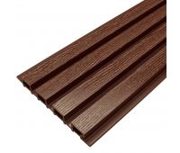 Доска Фасадная из ДПК Wood Рейка Шоколад