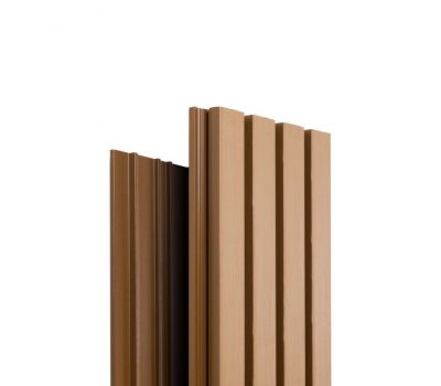 Реечная фасадная панель Техно Бронза от производителя  Ecodecking по цене 956 р