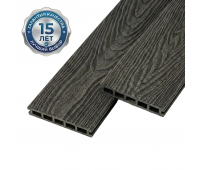Террасная шовная доска ДПК 2-х сторонняя Патио - Графит