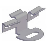 Кляймер промежуточный для алюмин. лаги (упак/100 шт)