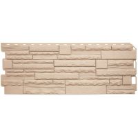 Фасадные панели Скалистый камень ЭКО Кремовый