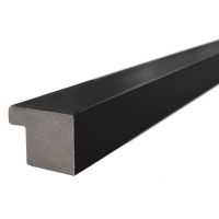 Завершающая рейка к панели 3D Чёрная Завершающая рейка к панели 3D Чёрная