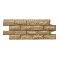 Фасадные панели Премиум Камень колотый Песочный (Горчичный) Фасадные панели Премиум Камень колотый Песочный (Горчичный)