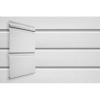 Виниловый сайдинг Double-Брус - Белый Виниловый сайдинг Double-Брус - Белый